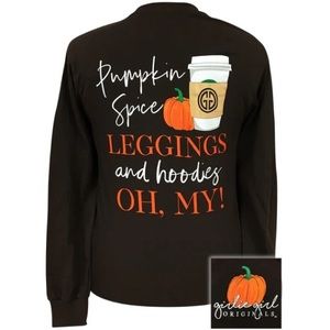 Girlie Girl Originals Pumpkin Spice Leggings & Hoodies Oh My Tee